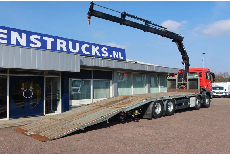MAN TGS 35.360 8x2 Euro 6 Oprijwagen + Hiab 228 E 3 kraan. - Camion plateau, Camion grue: photos 3 MAN TGS 35.360 8x2 Euro 6 Oprijwagen + Hiab 228 E 3 kraan. - Camion plateau, Camion grue: photos 3