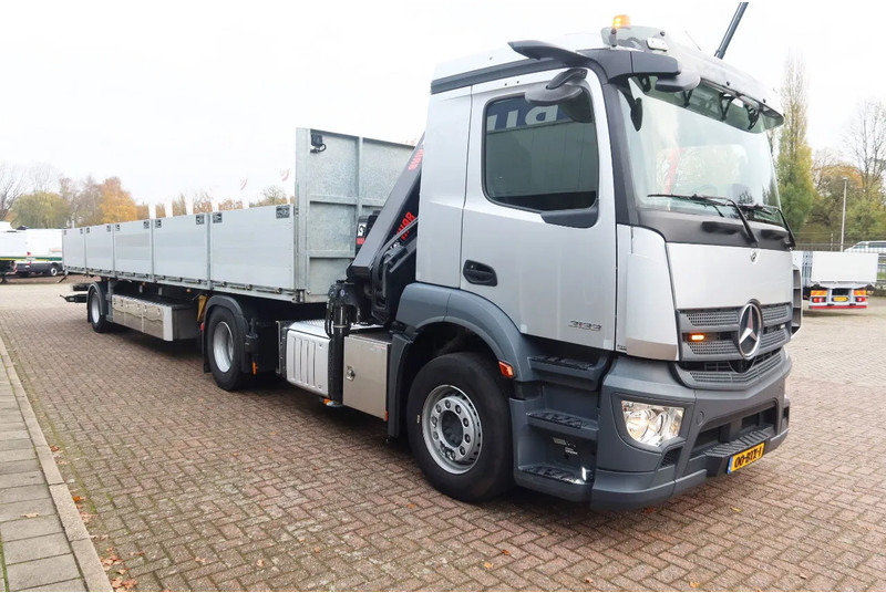 Camion grue Mercedes-Benz Actros 2133 L Trekker + Hiab Kraan met City Trailer: OT-92-VD: photos 11