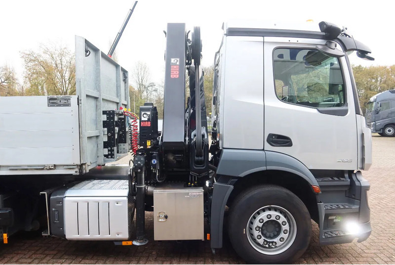 Camion grue Mercedes-Benz Actros 2133 L Trekker + Hiab Kraan met City Trailer: OT-92-VD: photos 12