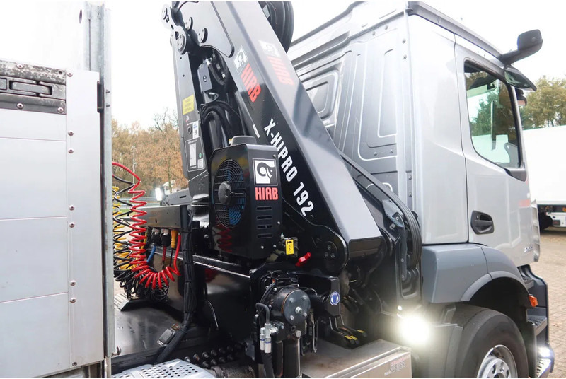 Camion grue Mercedes-Benz Actros 2133 L Trekker + Hiab Kraan met City Trailer: OT-92-VD: photos 13