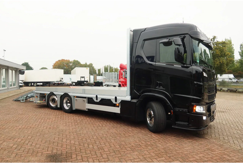 Scania R 500 6x2 Blackline Machine transporter - Camion porte-voitures: photos 2 Scania R 500 6x2 Blackline Machine transporter - Camion porte-voitures: photos 2