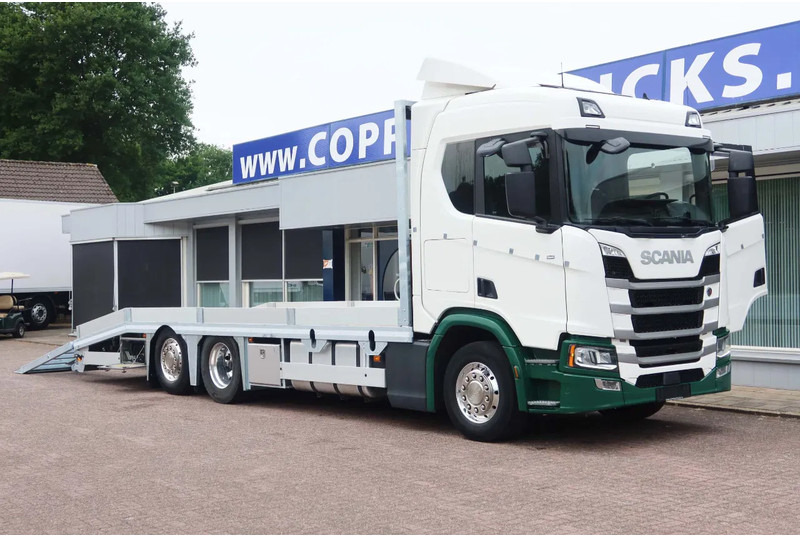 Scania R500 NGS Oprijwagen 6x2 E6 Nieuwe Laadbak met Hydraulische rijpaten - Camion porte-voitures: photos 2 Scania R500 NGS Oprijwagen 6x2 E6 Nieuwe Laadbak met Hydraulische rijpaten - Camion porte-voitures: photos 2