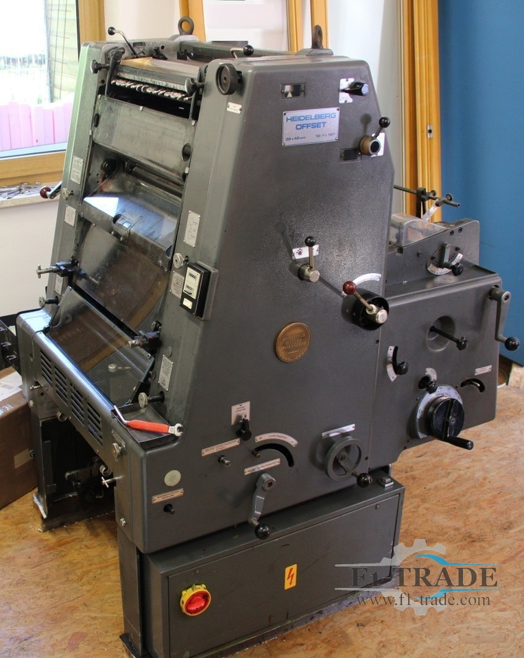 Heidelberg GTO46 - Presse offset: photos 1 Heidelberg GTO46 - Presse offset: photos 1