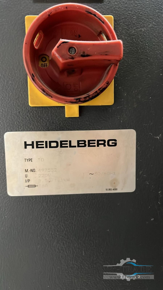 Heidelberg TOK (22Mio.) - Presse offset: photos 5 Heidelberg TOK (22Mio.) - Presse offset: photos 5