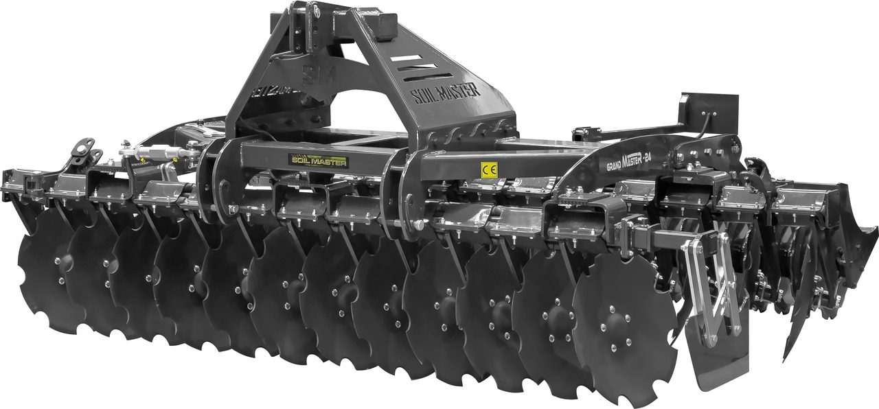 SOIL MASTER _GRAND MASTER SERIES MOUNTED TYPE MULTI DISC HARROW (RUBBER TYPE LEG) - Cover crop: photos 2 SOIL MASTER _GRAND MASTER SERIES MOUNTED TYPE MULTI DISC HARROW (RUBBER TYPE LEG) - Cover crop: photos 2