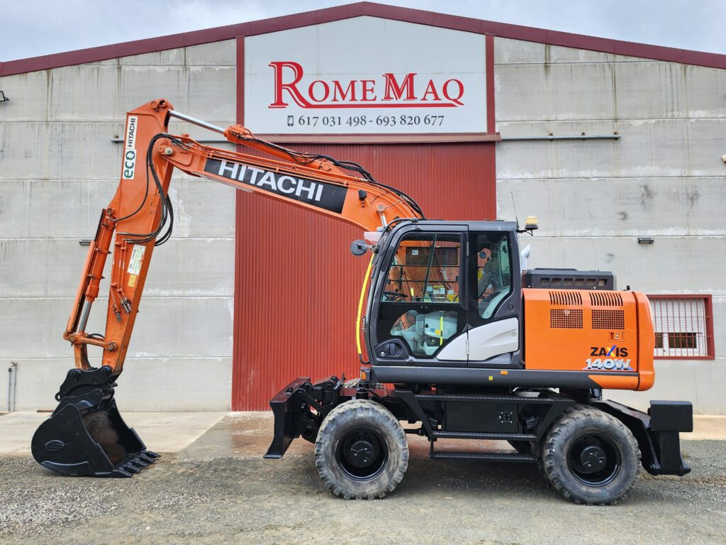 HITACHI ZX140W-6 - Pelle sur pneus: photos 1 HITACHI ZX140W-6 - Pelle sur pneus: photos 1
