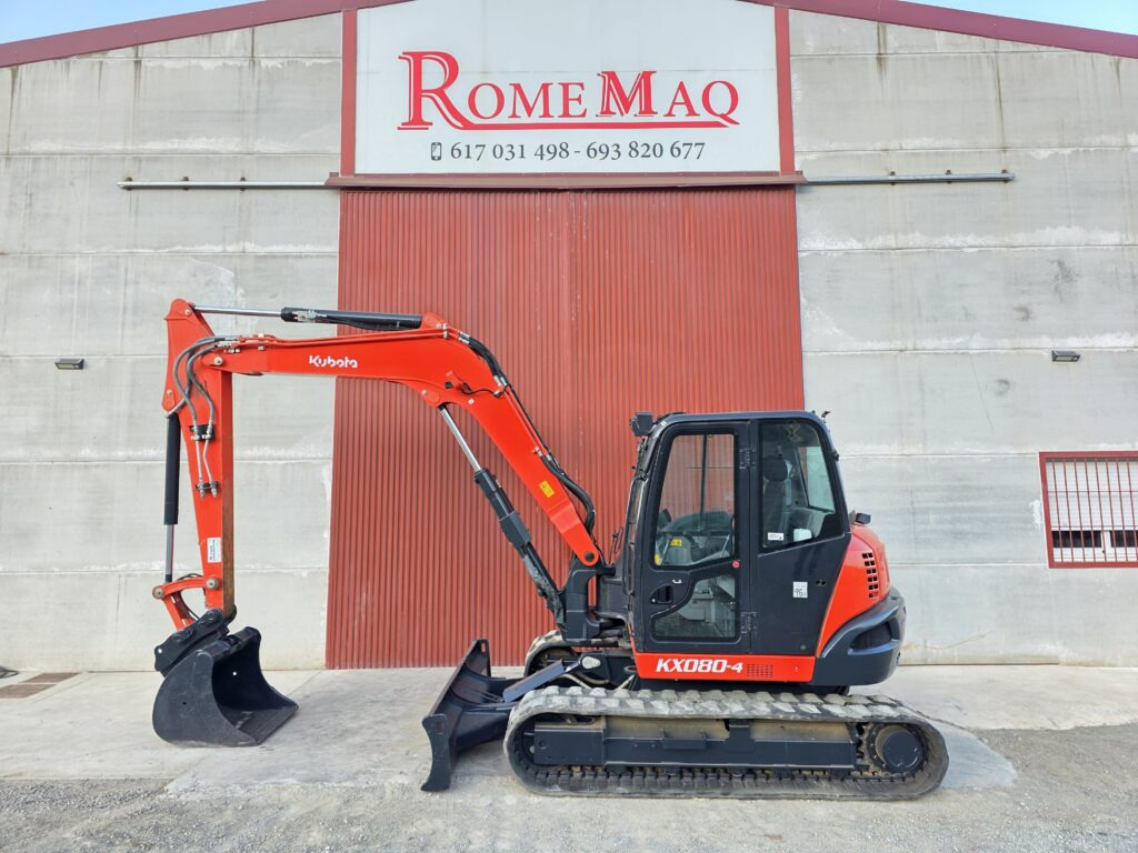 KUBOTA KX080-4A2 - Mini pelle: photos 1 KUBOTA KX080-4A2 - Mini pelle: photos 1