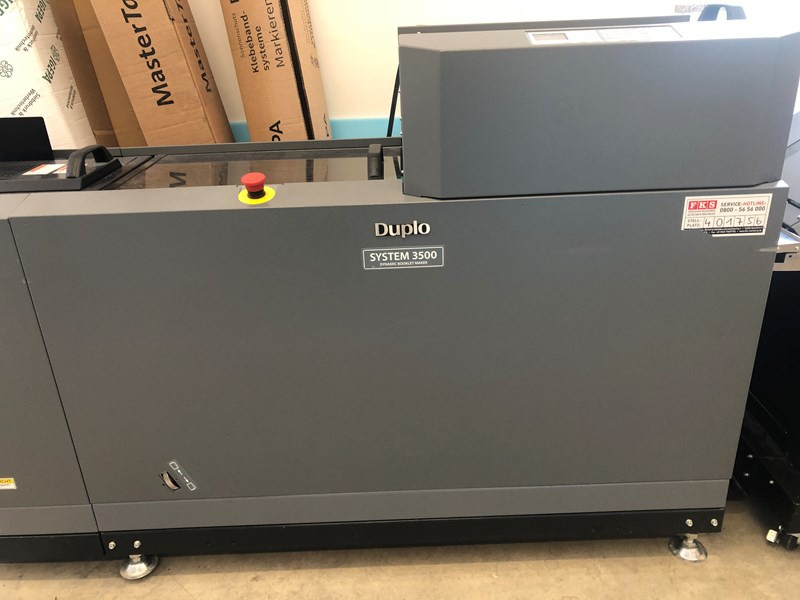 Duplo System 3500 | DC-445 | 2016 - Machine d'impression: photos 3 Duplo System 3500 | DC-445 | 2016 - Machine d'impression: photos 3