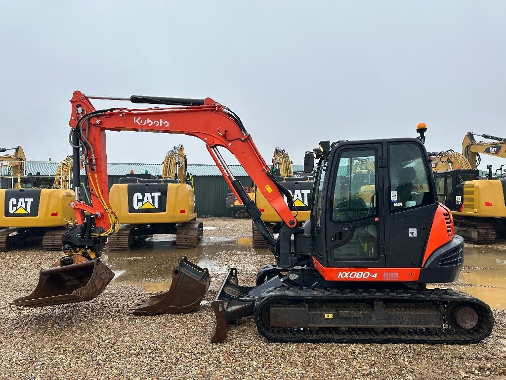 Kubota KX 080-4 ENGCON - Mini pelle: photos 2 Kubota KX 080-4 ENGCON - Mini pelle: photos 2