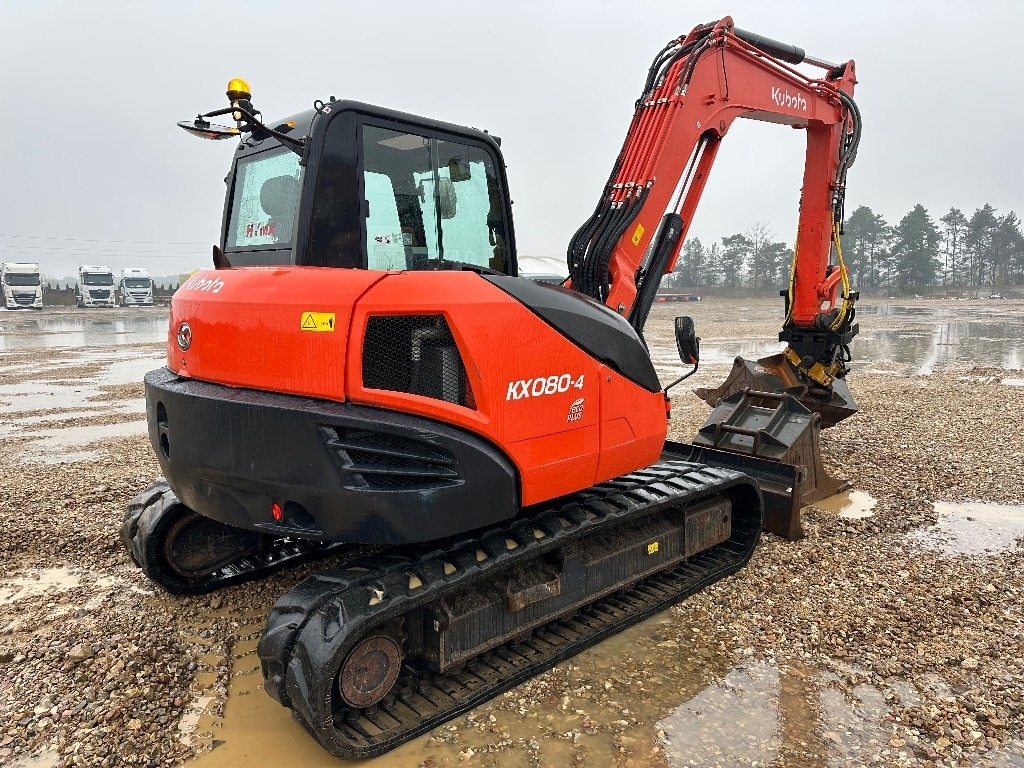 Kubota KX 080-4 ENGCON - Mini pelle: photos 4 Kubota KX 080-4 ENGCON - Mini pelle: photos 4