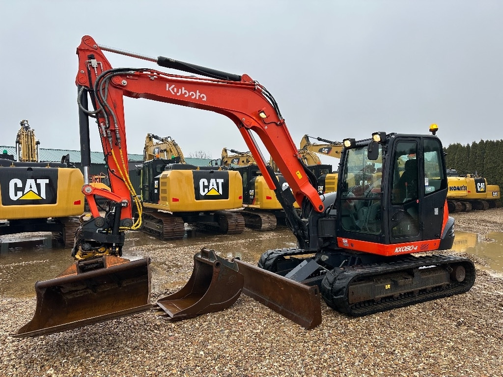 Kubota KX 080-4 ENGCON - Mini pelle: photos 1 Kubota KX 080-4 ENGCON - Mini pelle: photos 1
