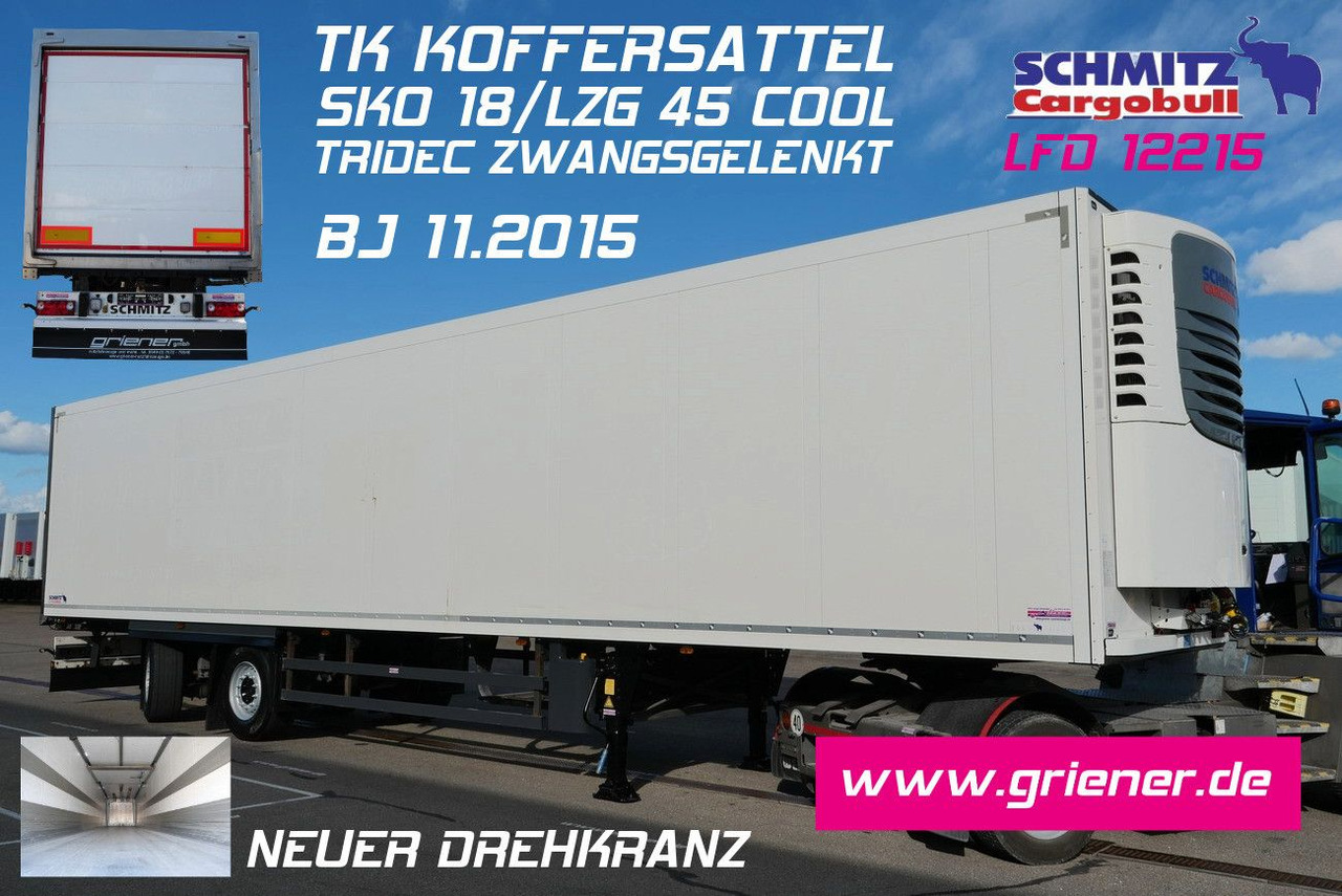 Schmitz Cargobull SKO 18/LZG/45 COOL / TRIDEC / CITY /TKM - Semi-remorque fourgon: photos 1 Schmitz Cargobull SKO 18/LZG/45 COOL / TRIDEC / CITY /TKM - Semi-remorque fourgon: photos 1