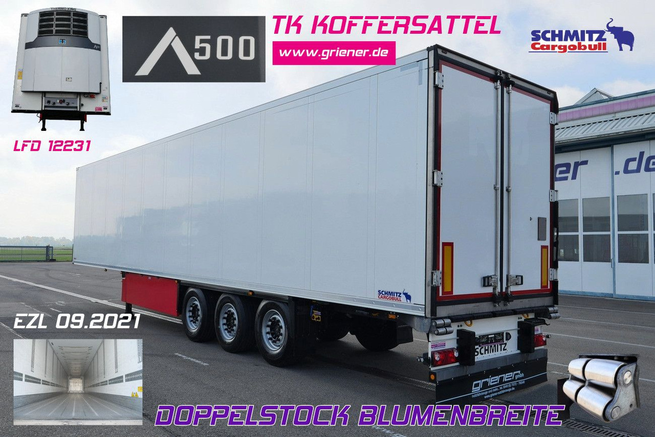 Schmitz Cargobull SKO 24/DOPPELSTOCK BLUMEN TK A500 DRP FP 45 - Semi-remorque fourgon: photos 1 Schmitz Cargobull SKO 24/DOPPELSTOCK BLUMEN TK A500 DRP FP 45 - Semi-remorque fourgon: photos 1