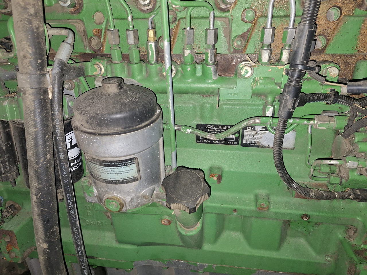 JOHN DEERE T670 - Moissonneuse-batteuse: photos 3 JOHN DEERE T670 - Moissonneuse-batteuse: photos 3