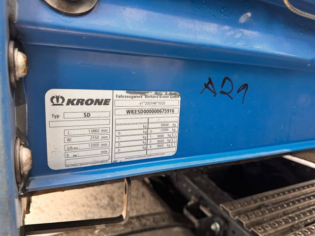 Semi-remorque rideaux coulissants Krone SDP 27 ELB4-CS: photos 10 Semi-remorque rideaux coulissants Krone SDP 27 ELB4-CS: photos 10