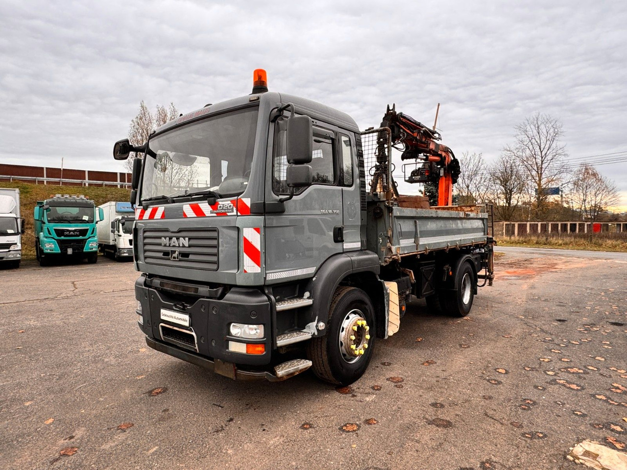 MAN TGA 18.350 Kipper - Kran 4x2 - Camion benne, Camion grue: photos 3 MAN TGA 18.350 Kipper - Kran 4x2 - Camion benne, Camion grue: photos 3