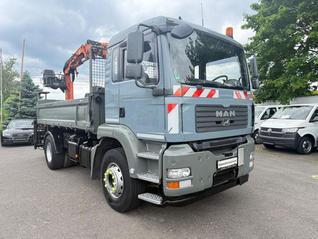 MAN TGA 18.350 Kran Terex - Camion benne, Camion grue: photos 1 MAN TGA 18.350 Kran Terex - Camion benne, Camion grue: photos 1