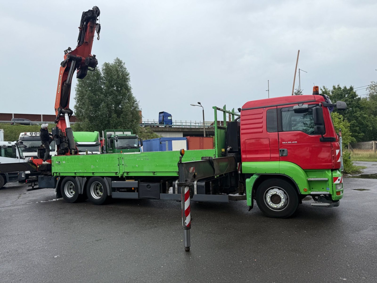 MAN TGA 26.410 - Camion plateau, Camion grue: photos 5 MAN TGA 26.410 - Camion plateau, Camion grue: photos 5