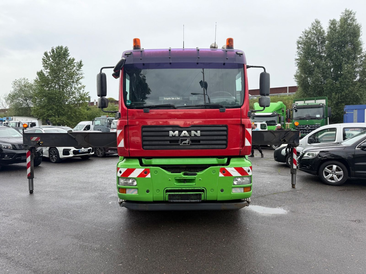 MAN TGA 26.410 - Camion plateau, Camion grue: photos 2 MAN TGA 26.410 - Camion plateau, Camion grue: photos 2