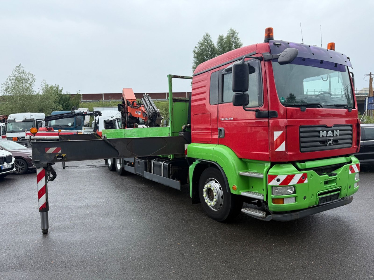 MAN TGA 26.410 - Camion plateau, Camion grue: photos 3 MAN TGA 26.410 - Camion plateau, Camion grue: photos 3