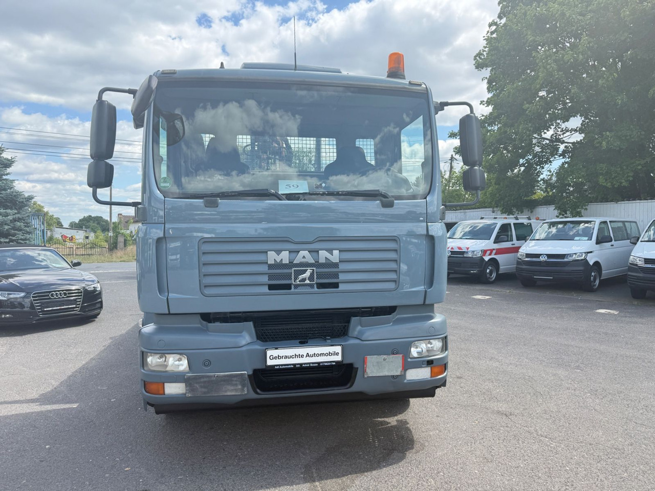 MAN TGM 8.280 Kipper Kran Atlas 85.2 - Camion benne, Camion grue: photos 1 MAN TGM 8.280 Kipper Kran Atlas 85.2 - Camion benne, Camion grue: photos 1