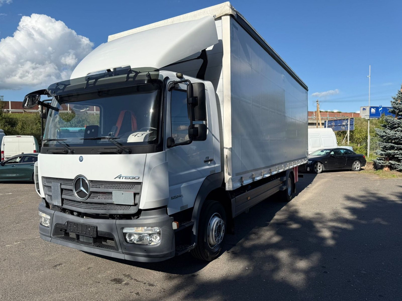 Mercedes-Benz Atego 1224 OM936 4x2 18 TKM - Camion à rideaux coulissants: photos 2 Mercedes-Benz Atego 1224 OM936 4x2 18 TKM - Camion à rideaux coulissants: photos 2