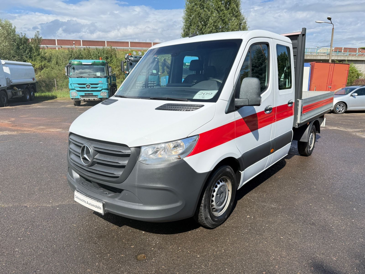 Mercedes-Benz Sprinter 214 CDI DoKa - Fourgon plateau: photos 3 Mercedes-Benz Sprinter 214 CDI DoKa - Fourgon plateau: photos 3