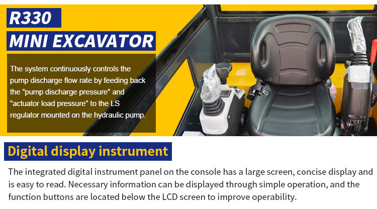 Mini pelle neuf RIPPA R330-Rapid delivery-Kubota engine-Cab-Air Conditioner -CE certification: photos 14 Mini pelle neuf RIPPA R330-Rapid delivery-Kubota engine-Cab-Air Conditioner -CE certification: photos 14