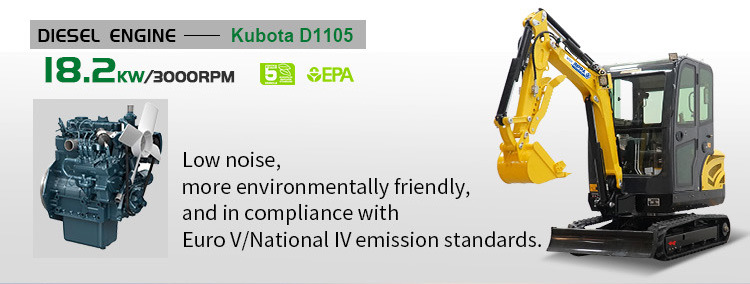 Mini pelle neuf RIPPA R330-Rapid delivery-Kubota engine-Cab-Air Conditioner -CE certification: photos 12 Mini pelle neuf RIPPA R330-Rapid delivery-Kubota engine-Cab-Air Conditioner -CE certification: photos 12