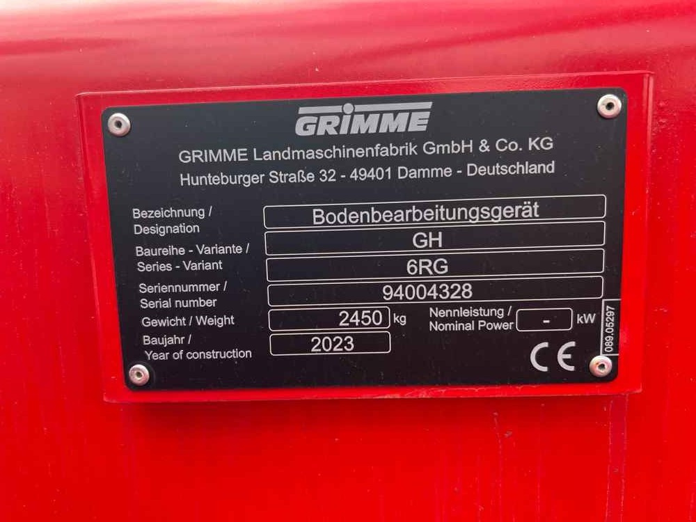 Grimme GH 6 - Bineuse: photos 2 Grimme GH 6 - Bineuse: photos 2