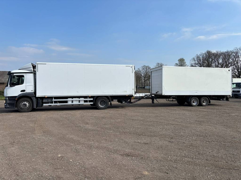 Mercedes-Benz Antos 1833 Euro6 4x2 + anhanger koffer - Camion fourgon: photos 1 Mercedes-Benz Antos 1833 Euro6 4x2 + anhanger koffer - Camion fourgon: photos 1