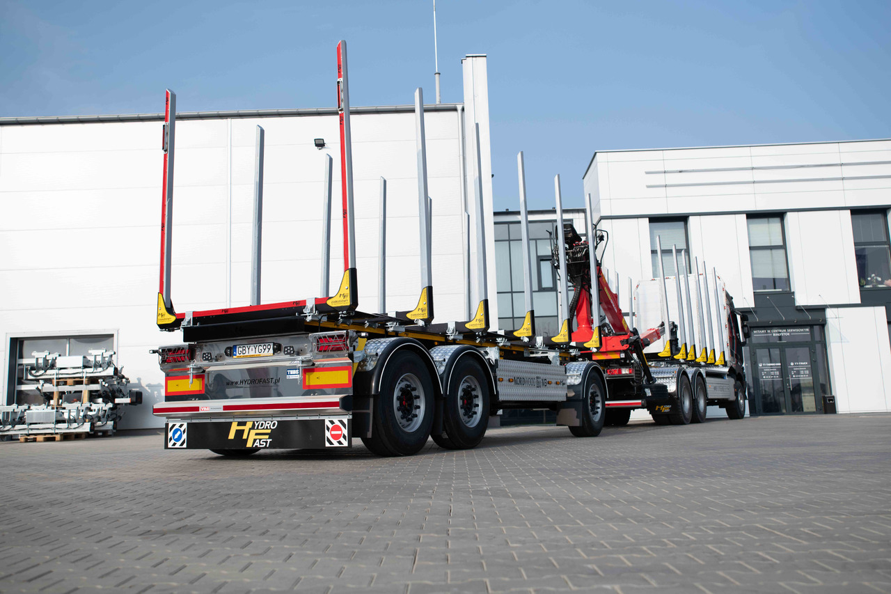 Hydrofast Przyczepa 3 - osiowa / 3 axles trailer for timber transport / 3 Achsen Anhänger für Holztransport - Remorque grumier: photos 5 Hydrofast Przyczepa 3 - osiowa / 3 axles trailer for timber transport / 3 Achsen Anhänger für Holztransport - Remorque grumier: photos 5