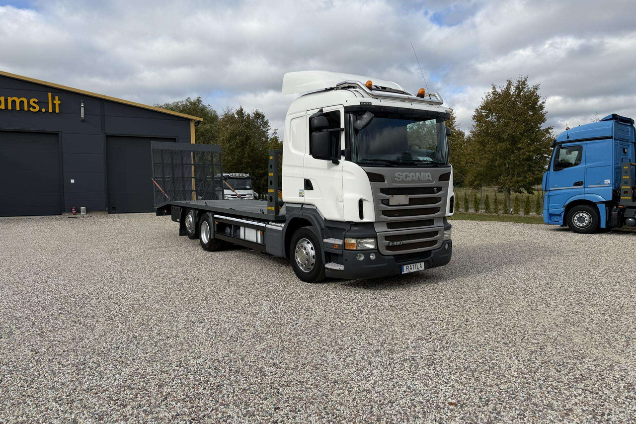 Scania R420 - Camion porte-voitures: photos 1 Scania R420 - Camion porte-voitures: photos 1