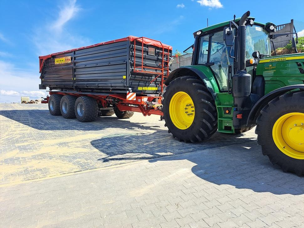 Techmont Anhänger / Trailer / Remorque / Rimorchio / Прицеп / Przyczepa tridem PTW 21 t - Benne agricole: photos 2 Techmont Anhänger / Trailer / Remorque / Rimorchio / Прицеп / Przyczepa tridem PTW 21 t - Benne agricole: photos 2