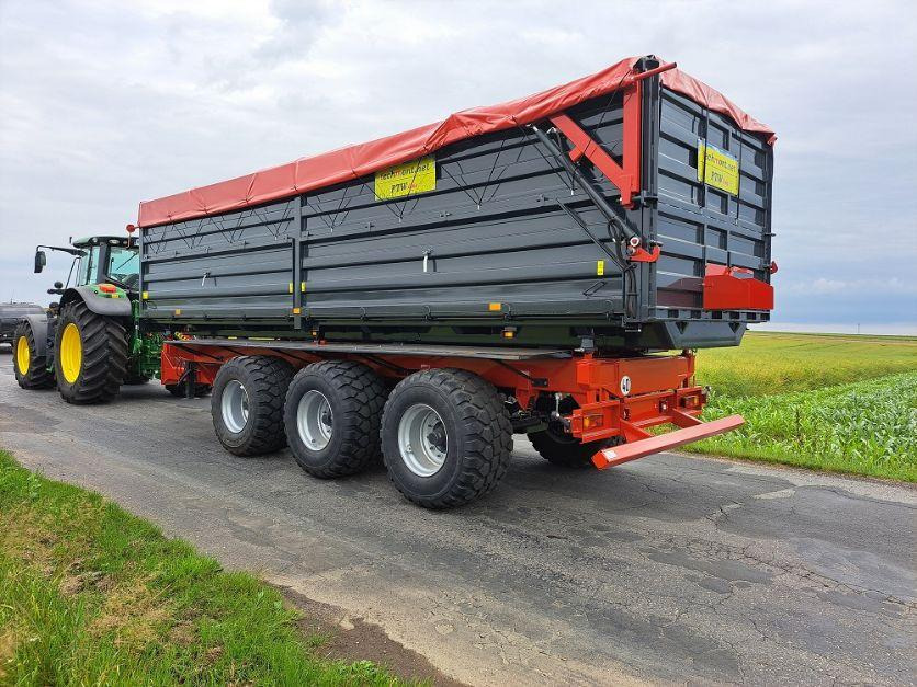 Techmont Anhänger / Trailer / Remorque / Rimorchio / Прицеп / Przyczepa tridem PTW 21 t - Benne agricole: photos 1 Techmont Anhänger / Trailer / Remorque / Rimorchio / Прицеп / Przyczepa tridem PTW 21 t - Benne agricole: photos 1