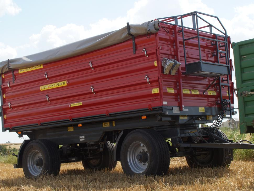 Techmont Anhänger / Trailer / Remorque / Rimorchio / Прицеп двухоосный бортовой / Przyczepa dwuosiowa PTD16 12 t - Benne agricole: photos 2 Techmont Anhänger / Trailer / Remorque / Rimorchio / Прицеп двухоосный бортовой / Przyczepa dwuosiowa PTD16 12 t - Benne agricole: photos 2