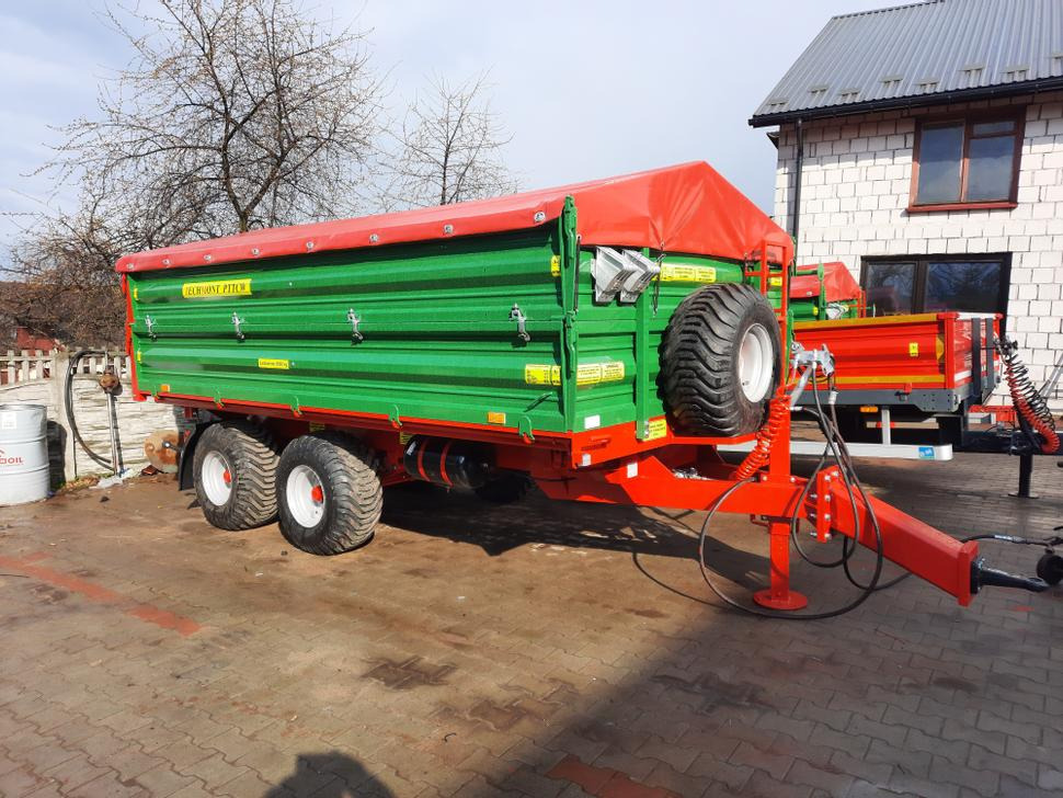 Techmont Anhänger / Trailer / Remorque / Rimorchio / Прицеп двухосный тандем / Przyczepa tandem PTTCW 310 10 t - Benne agricole: photos 1 Techmont Anhänger / Trailer / Remorque / Rimorchio / Прицеп двухосный тандем / Przyczepa tandem PTTCW 310 10 t - Benne agricole: photos 1