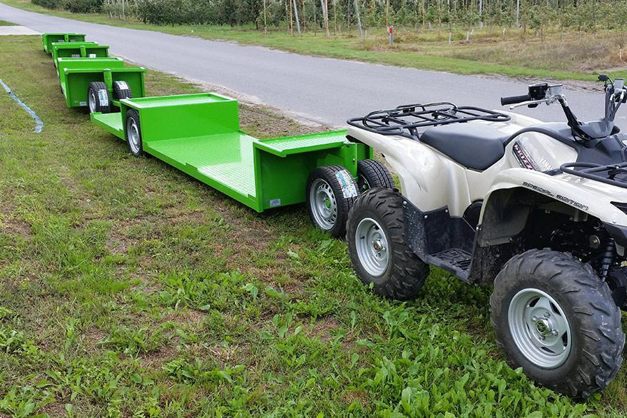 Wodziński Plattform für den Transport von Obstbäume / Orchard platform / Plateformes de transport / Piattaforma / Транспортная платформа / Platforma sadownicza do transportu - Remorque plateau agricole: photos 1 Wodziński Plattform für den Transport von Obstbäume / Orchard platform / Plateformes de transport / Piattaforma / Транспортная платформа / Platforma sadownicza do transportu - Remorque plateau agricole: photos 1