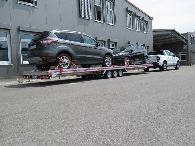 Fitzel Duo 35-21/83 Tridem INKL. ALU-BODEN - Remorque porte-voitures: photos 2 Fitzel Duo 35-21/83 Tridem INKL. ALU-BODEN - Remorque porte-voitures: photos 2