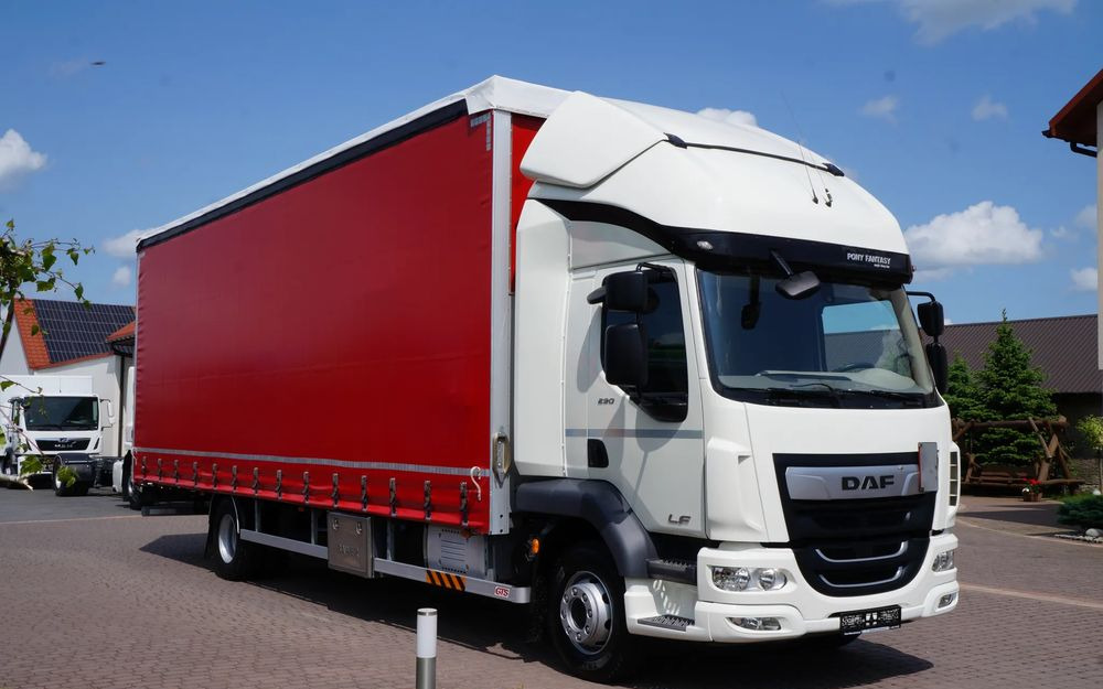 DAF LF 290 EURO 6 FIRANKA DŁ. 8.6m 21 PALET ŁAD 8.250 KG - Camion à rideaux coulissants: photos 1 DAF LF 290 EURO 6 FIRANKA DŁ. 8.6m 21 PALET ŁAD 8.250 KG - Camion à rideaux coulissants: photos 1