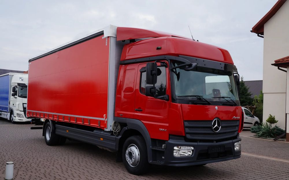 Mercedes-Benz ATEGO 1324 EURO 6 SYPIALNY FIRANKA 18 PALET ŁAD 7.000 KG 1330 - Camion à rideaux coulissants: photos 1 Mercedes-Benz ATEGO 1324 EURO 6 SYPIALNY FIRANKA 18 PALET ŁAD 7.000 KG 1330 - Camion à rideaux coulissants: photos 1