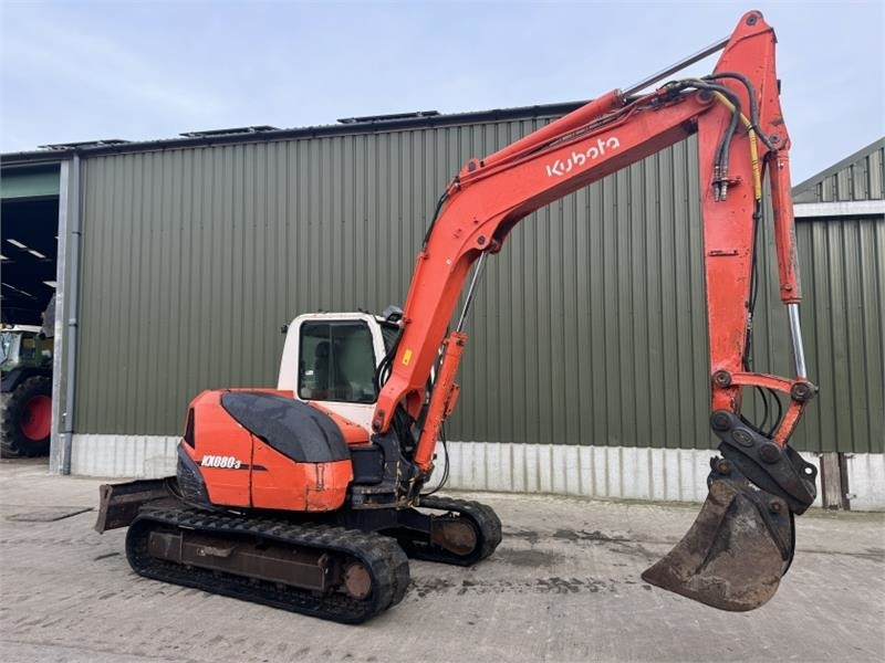Kubota Kubota KX080-3 Digger - Pelle sur chenille: photos 3 Kubota Kubota KX080-3 Digger - Pelle sur chenille: photos 3