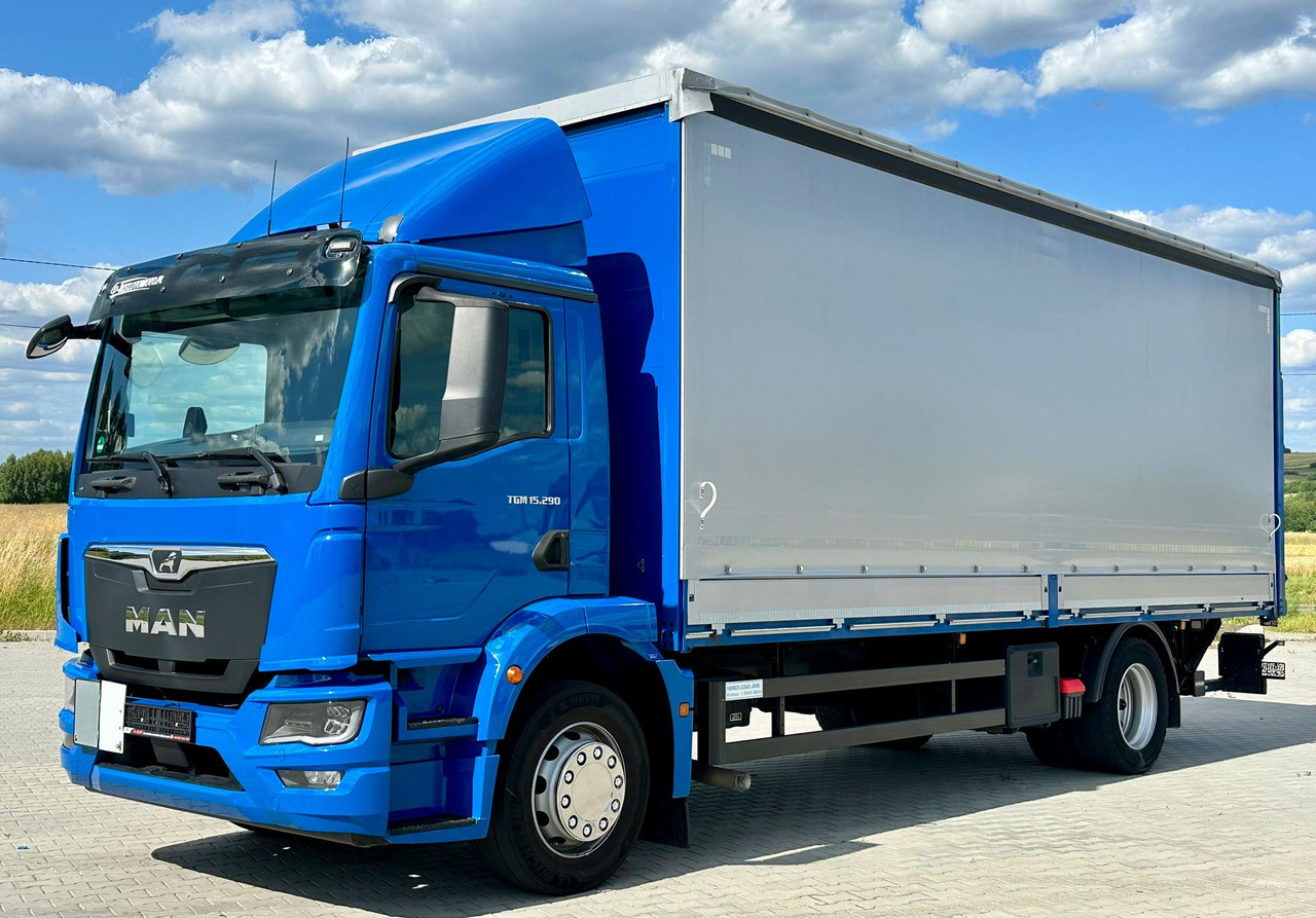 MAN TGM 15.290 / FIRANKA / WINDA / AUTOMAT / 2021 ROK / 18 EUROPALET / 15 T DMC - Camion à rideaux coulissants: photos 2 MAN TGM 15.290 / FIRANKA / WINDA / AUTOMAT / 2021 ROK / 18 EUROPALET / 15 T DMC - Camion à rideaux coulissants: photos 2
