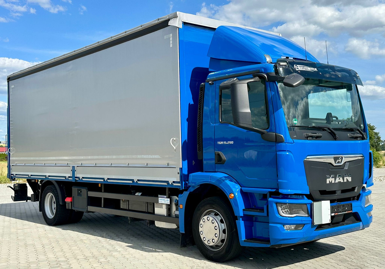 MAN TGM 15.290 / FIRANKA / WINDA / AUTOMAT / 2021 ROK / 18 EUROPALET / 15 T DMC - Camion à rideaux coulissants: photos 1 MAN TGM 15.290 / FIRANKA / WINDA / AUTOMAT / 2021 ROK / 18 EUROPALET / 15 T DMC - Camion à rideaux coulissants: photos 1