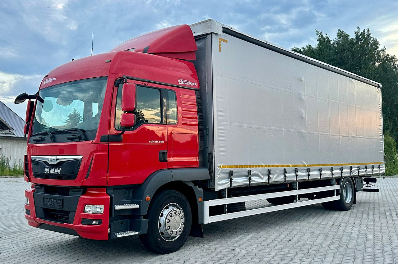 MAN TGM 18.290 / FIRANKA / 22 PALETY / AUTOMAT / EURO 6 / SYPIALKA / ŁADOWNOŚĆ 9 700 - Camion à rideaux coulissants: photos 2 MAN TGM 18.290 / FIRANKA / 22 PALETY / AUTOMAT / EURO 6 / SYPIALKA / ŁADOWNOŚĆ 9 700 - Camion à rideaux coulissants: photos 2