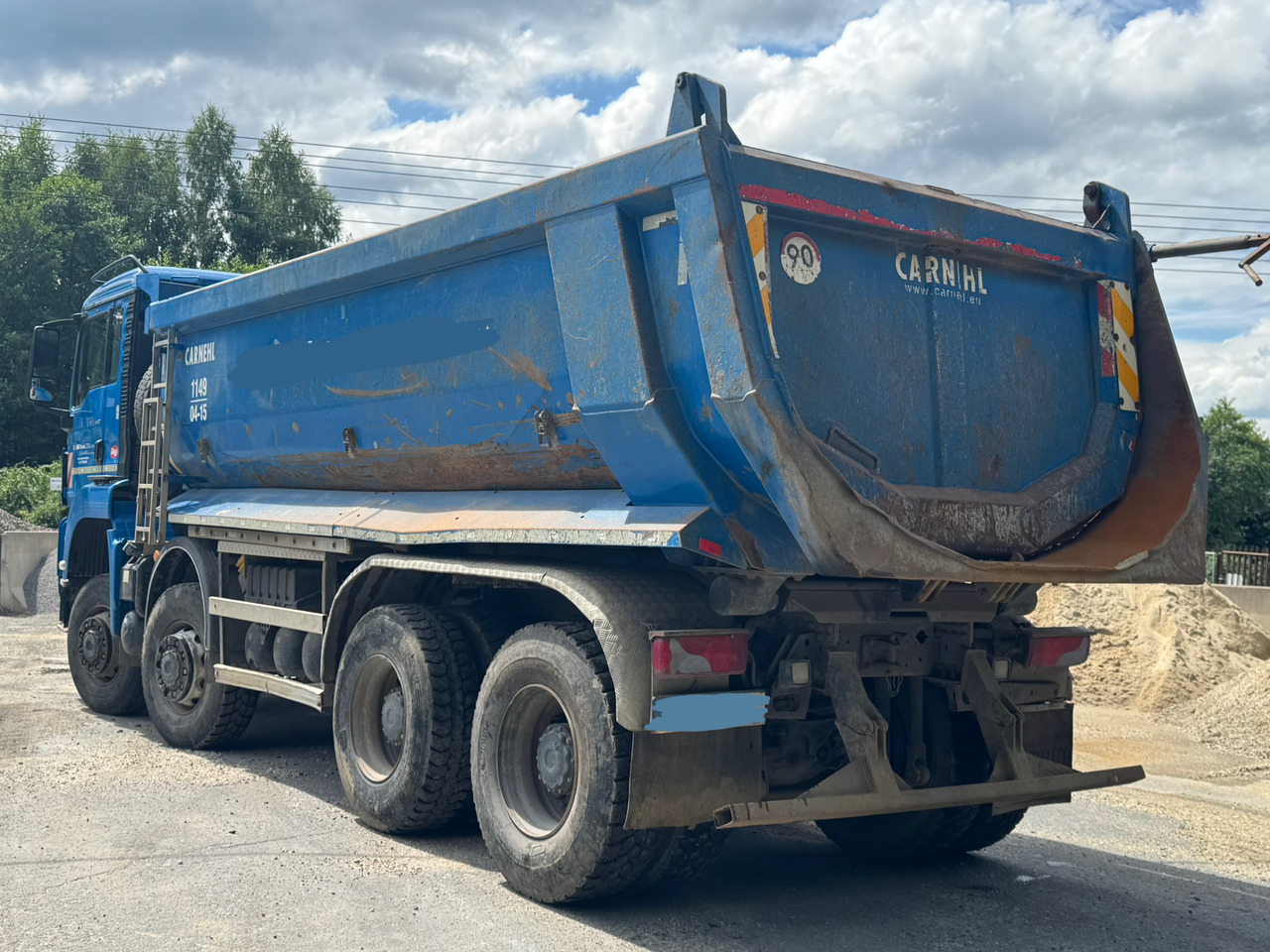 MAN TGS 35.440 / WYWROTKA / 8X8 / TYLNOZSYPOWA / 220 TYS KM / 2015 / E5 - Camion benne: photos 3 MAN TGS 35.440 / WYWROTKA / 8X8 / TYLNOZSYPOWA / 220 TYS KM / 2015 / E5 - Camion benne: photos 3