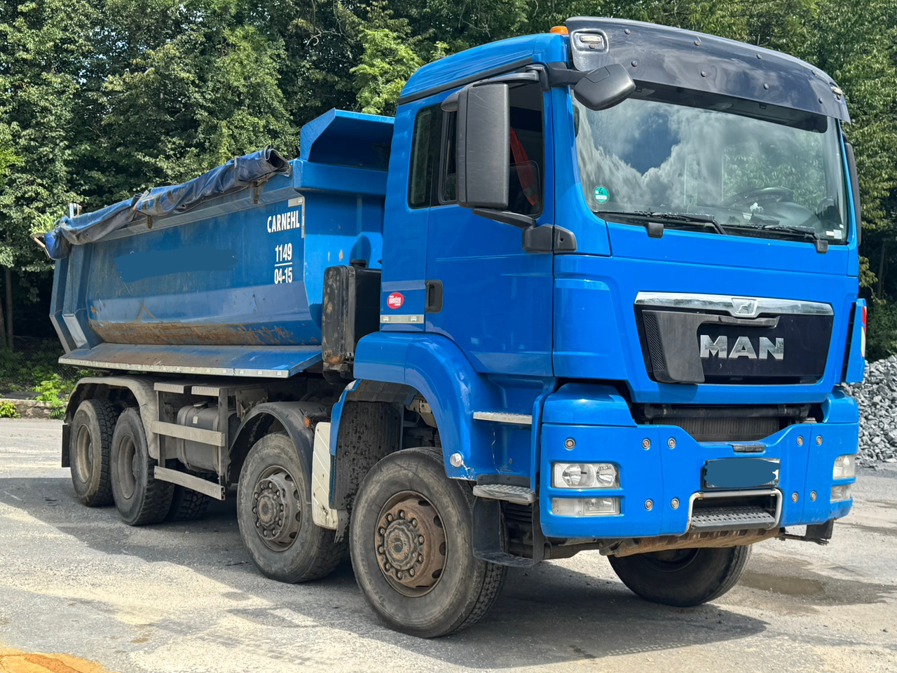 MAN TGS 35.440 / WYWROTKA / 8X8 / TYLNOZSYPOWA / 220 TYS KM / 2015 / E5 - Camion benne: photos 1 MAN TGS 35.440 / WYWROTKA / 8X8 / TYLNOZSYPOWA / 220 TYS KM / 2015 / E5 - Camion benne: photos 1