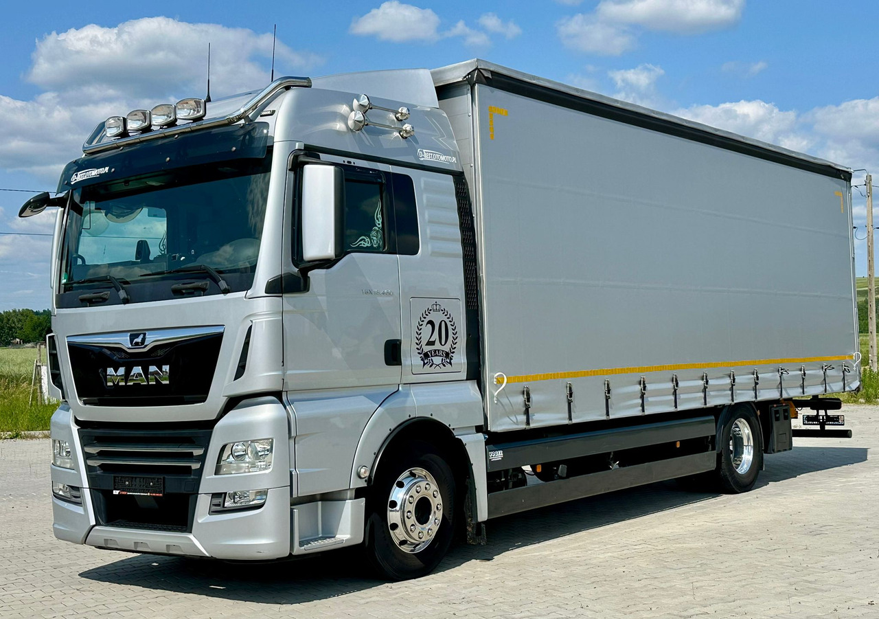 MAN TGX 18.460 / FIRANKA / 20 EUROPALET / ALUSY / SKÓRY / 260 TYS KM / 2019 ROK / Z NIEMIEC - Camion à rideaux coulissants: photos 2 MAN TGX 18.460 / FIRANKA / 20 EUROPALET / ALUSY / SKÓRY / 260 TYS KM / 2019 ROK / Z NIEMIEC - Camion à rideaux coulissants: photos 2