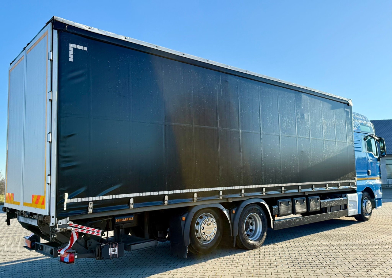 MAN TGX 26.420 / FIRANKA / WINDA / 23 EUROPALETY / 6x2 / AUTOMAT / EURO 6 / OŚ PODNOSZONA / DUŻA KABINA / 2019 ROK - Camion à rideaux coulissants: photos 3 MAN TGX 26.420 / FIRANKA / WINDA / 23 EUROPALETY / 6x2 / AUTOMAT / EURO 6 / OŚ PODNOSZONA / DUŻA KABINA / 2019 ROK - Camion à rideaux coulissants: photos 3