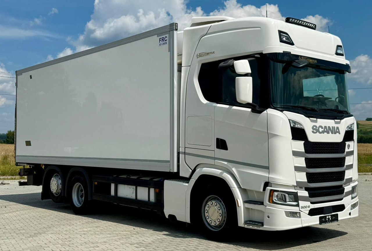 SCANIA S500 / CHŁODNIA / WINDA / 18 PALET / 7.4 M / DRUKARKA / AUTOMAT / NISKI PRZEBIEG / PODNOSZONA OŚ / 2020 ROK - Camion frigorifique: photos 1 SCANIA S500 / CHŁODNIA / WINDA / 18 PALET / 7.4 M / DRUKARKA / AUTOMAT / NISKI PRZEBIEG / PODNOSZONA OŚ / 2020 ROK - Camion frigorifique: photos 1